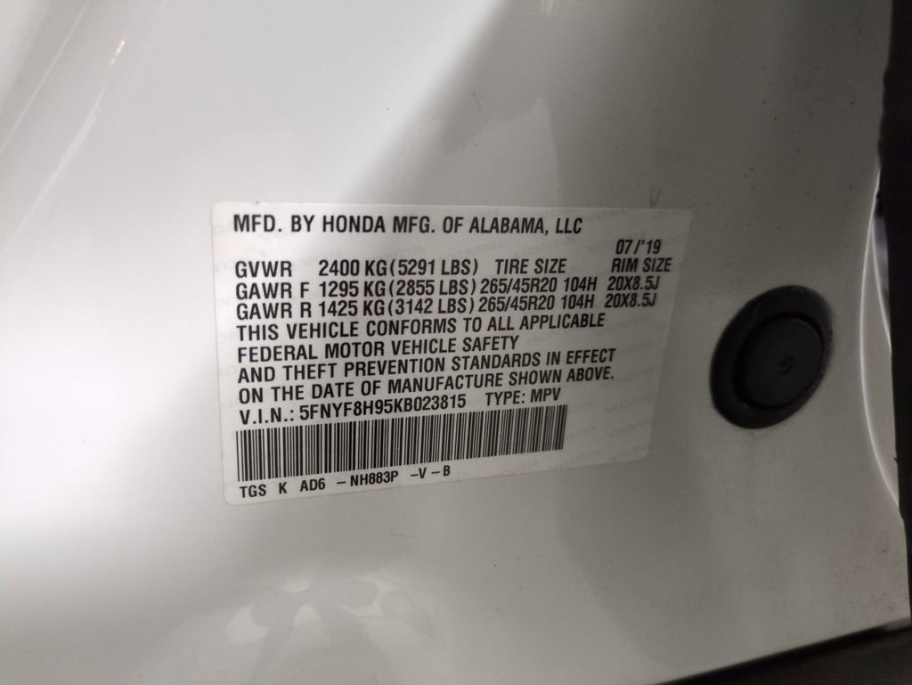 Used 2019 Honda Passport Touring image 27