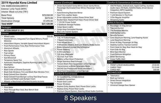 Used 2019 Hyundai Kona Limited image 5