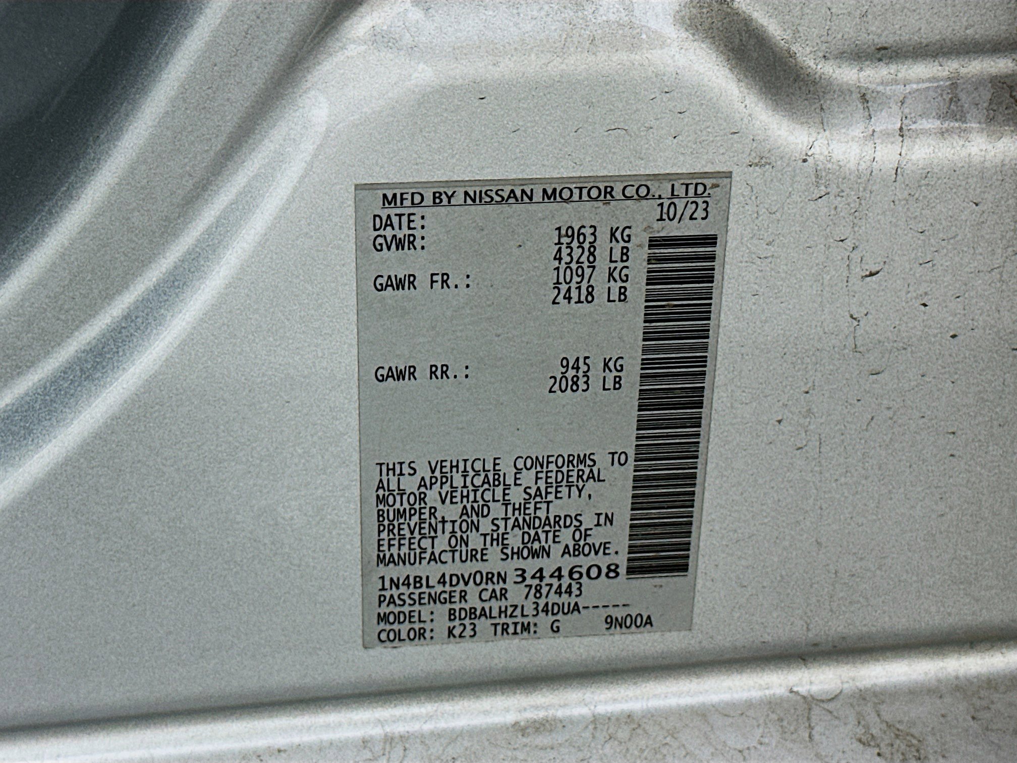 Used 2024 Nissan Altima 2.5 SV image 12