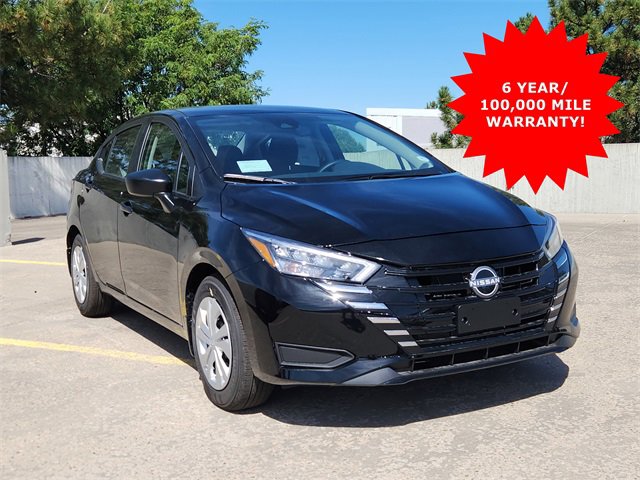 New 2025 Nissan Versa S w/ Trunk Package