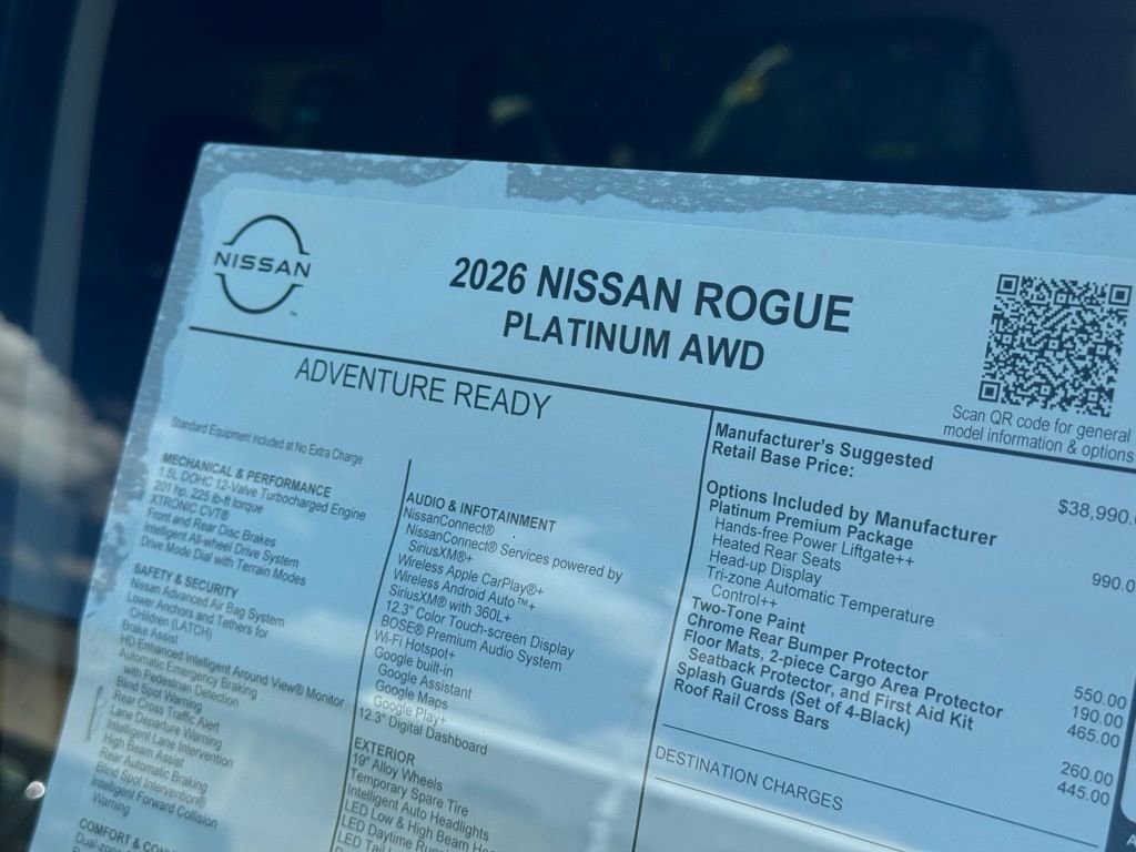 New 2026 Nissan Rogue Platinum image 24