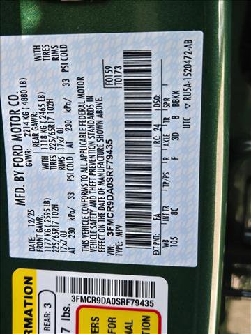 New 2025 Ford Bronco Sport Badlands w/ Badlands Tech Package image 18