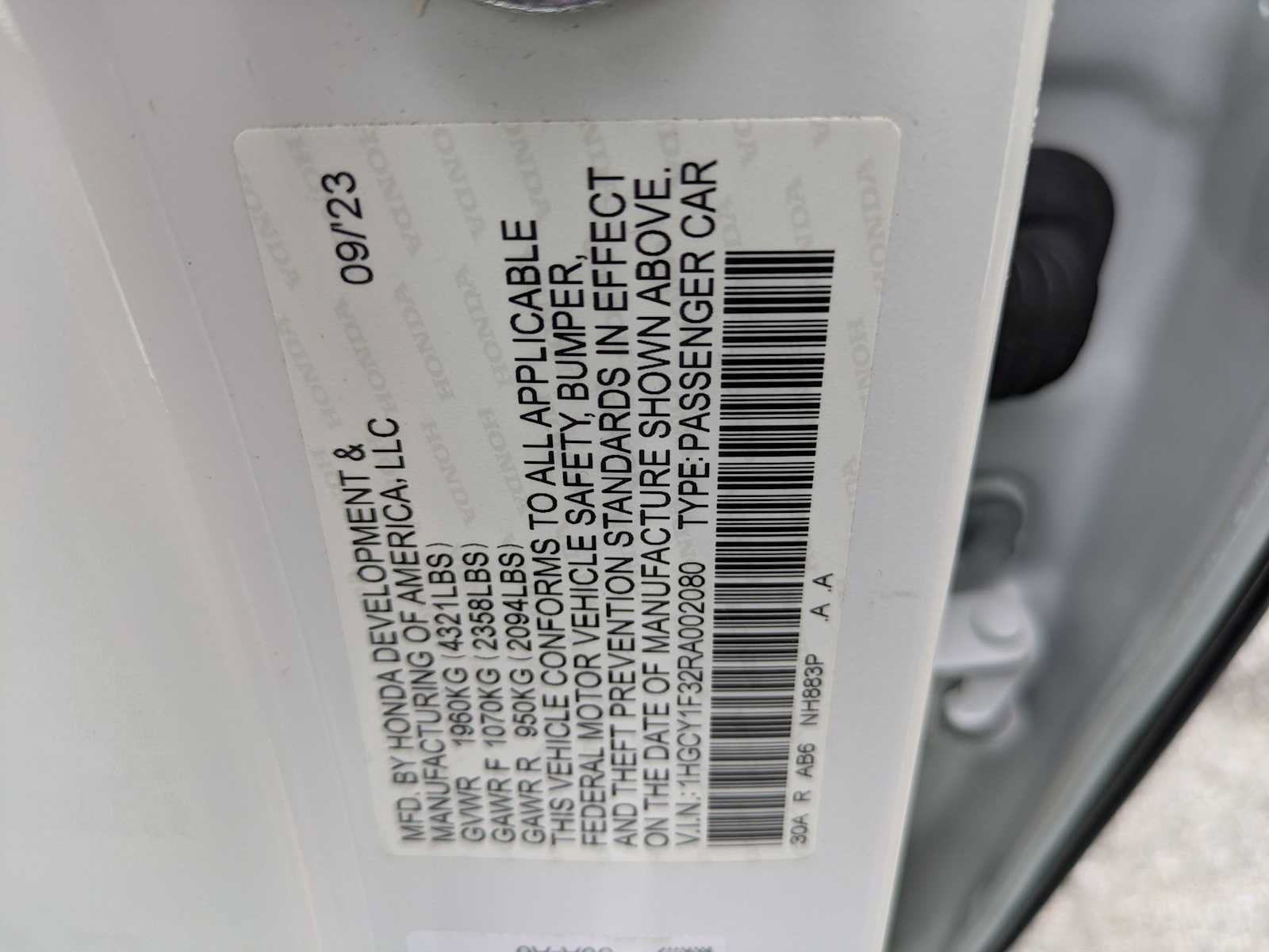 Used 2024 Honda Accord EX image 21
