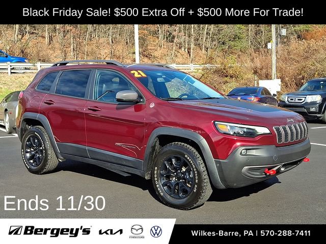 Used 2021 Jeep Cherokee Trailhawk w/ Technology Group