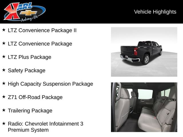 New 2026 Chevrolet Silverado 1500 LTZ w/ Z71 Off-Road Package image 3