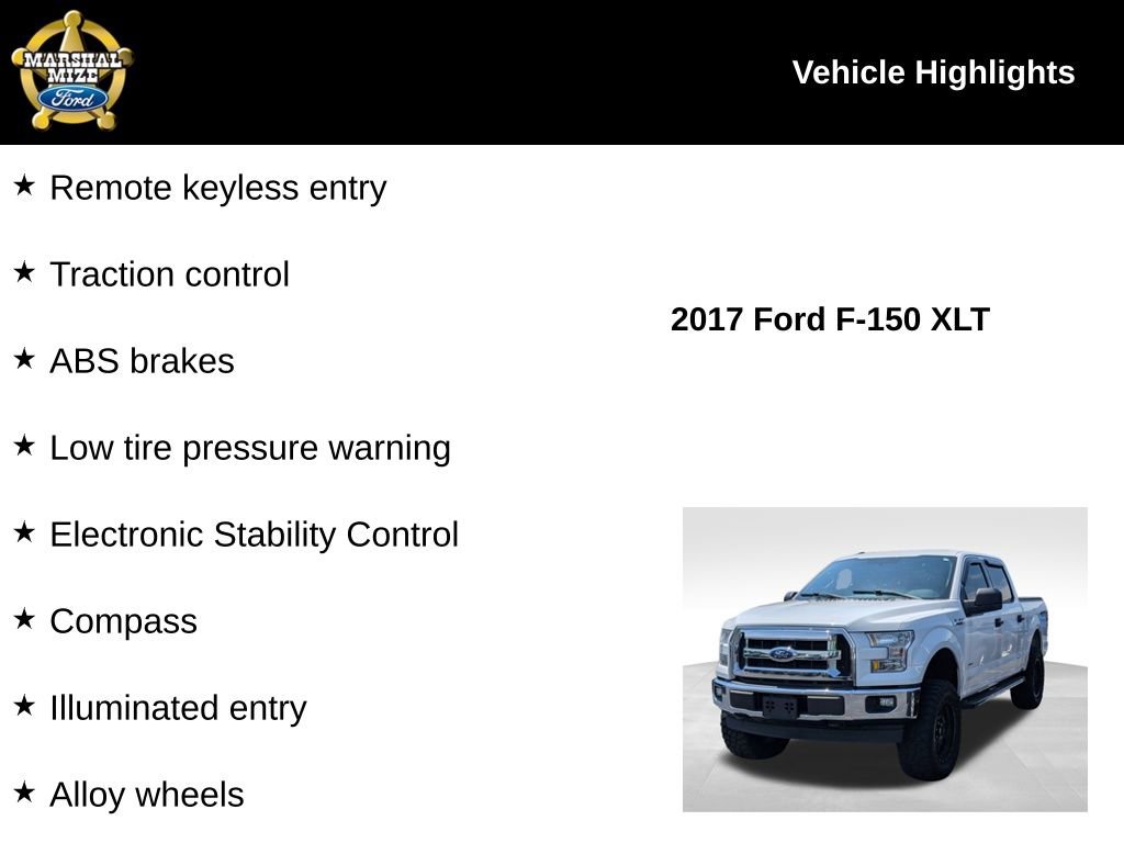 Used 2017 Ford F150 XLT AWD/4WD image 2