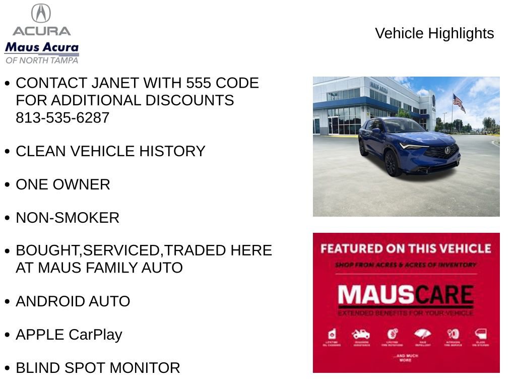 Used 2025 Acura ADX A-Spec image 8