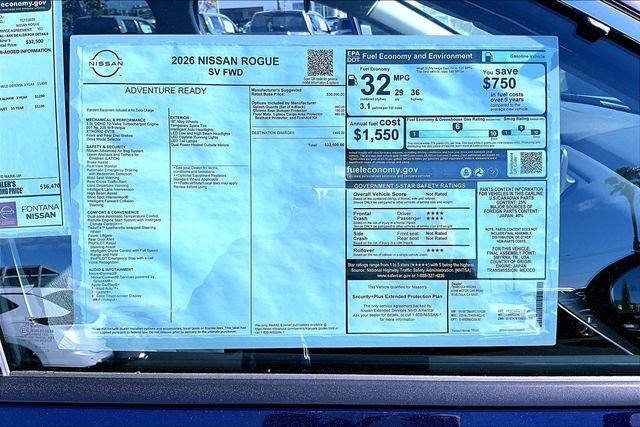 New 2026 Nissan Rogue SV image 12