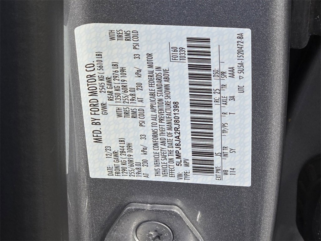 Used 2024 Lincoln Nautilus Premier w/ Equipment Group 102A image 23