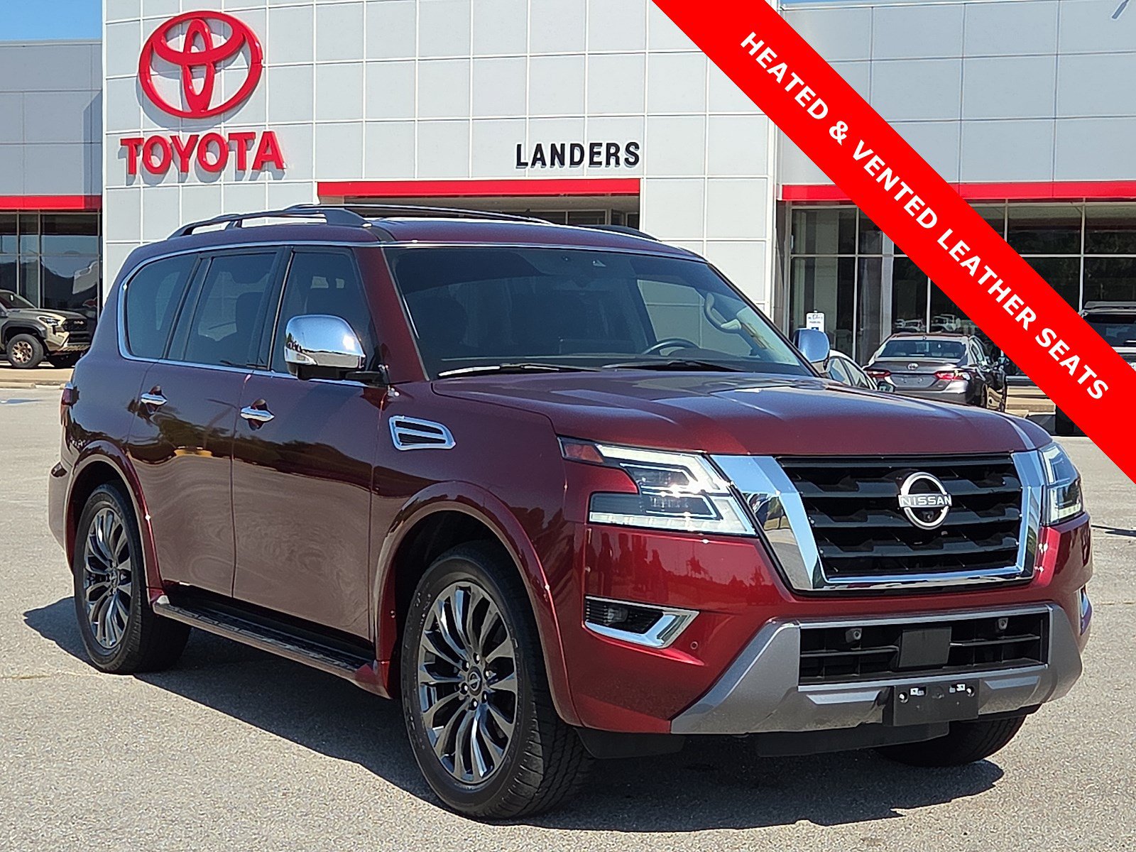 Used 2023 Nissan Armada Platinum w/ Captain's Chairs Package
