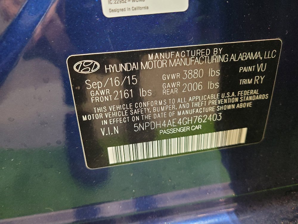 Used 2016 Hyundai Elantra Value Edition image 33