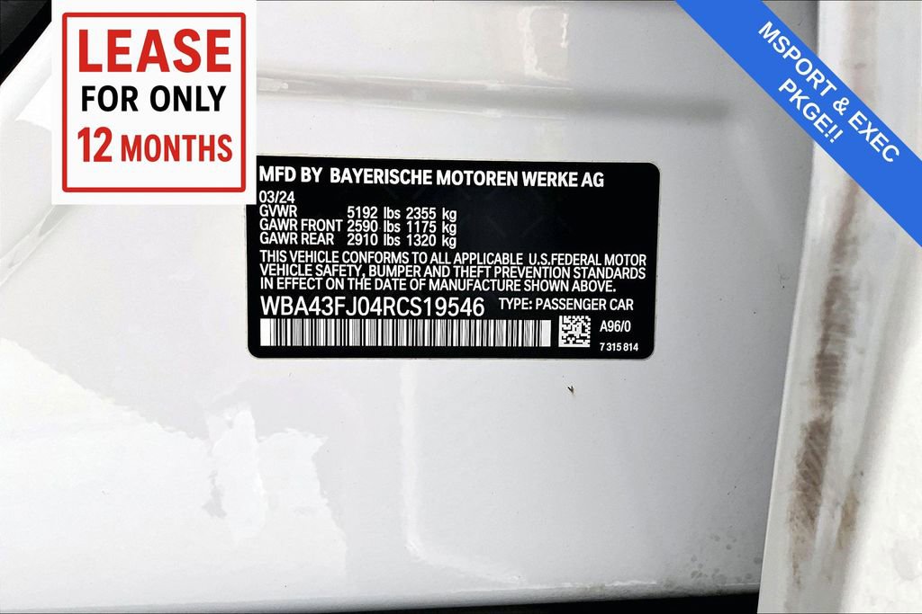 Used 2024 BMW 530i 530i w/ M Sport Package image 44