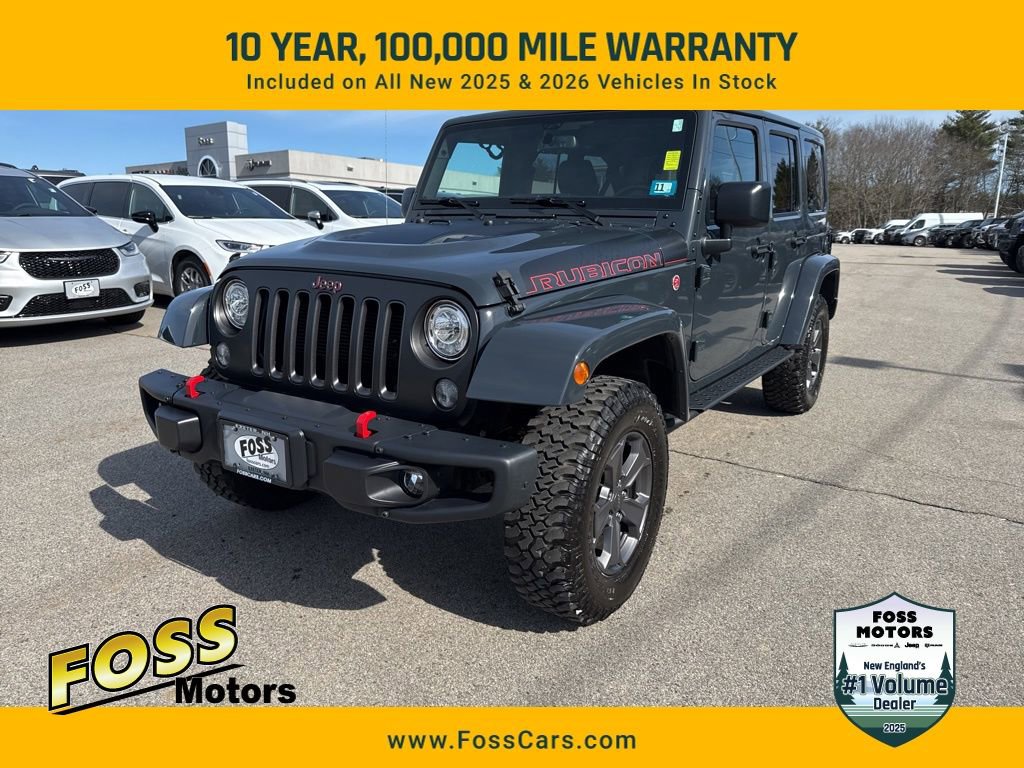 Certified 2017 Jeep Wrangler Unlimited Rubicon