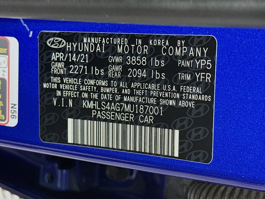 Certified 2021 Hyundai Elantra SEL w/ Convenience Package FWD image 34