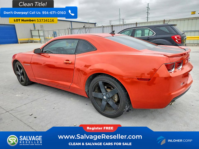 Used 2012 Chevrolet Camaro LS w/ Black Stripe Package RWD image 3