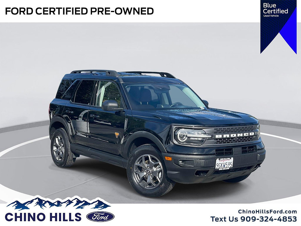 Certified 2023 Ford Bronco Sport Badlands w/ Premium Package AWD/4WD image 1