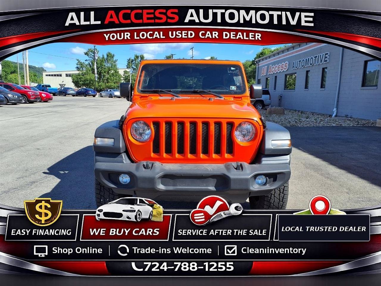 Used 2018 Jeep Wrangler Unlimited Sport AWD/4WD image 2