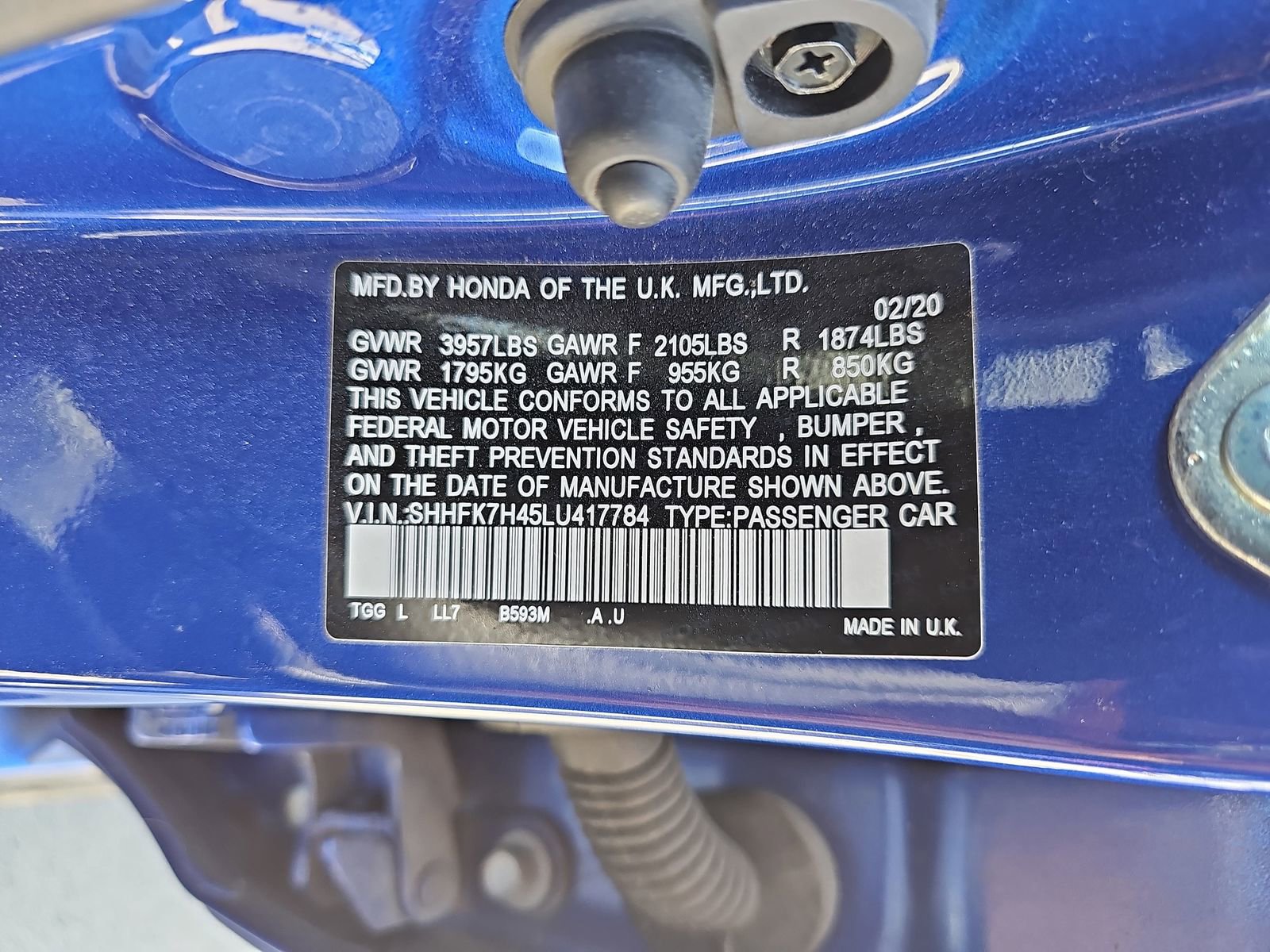 Used 2020 Honda Civic Sport image 11