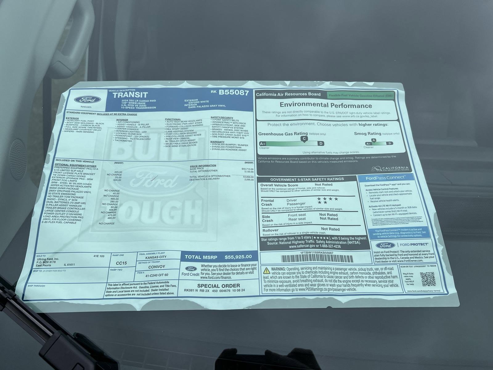 Used 2024 Ford Transit 350 Low Roof w/ Exterior Upgrade Package image 13