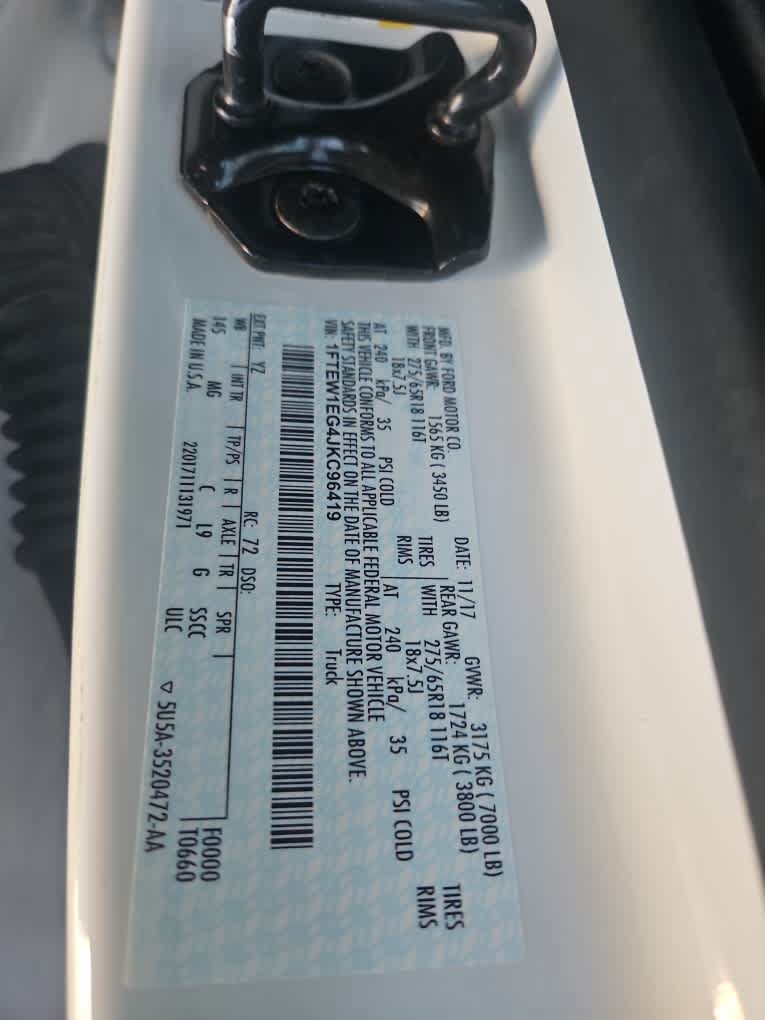 Used 2018 Ford F150 XLT w/ Equipment Group 302A Luxury AWD/4WD image 19