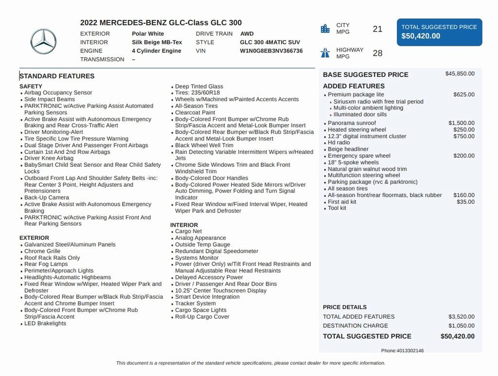 Used 2022 Mercedes-Benz GLC 300 GLC 300 image 8