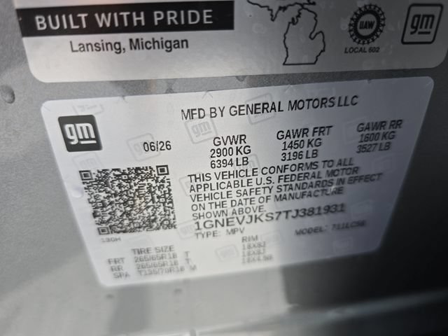 New 2026 Chevrolet Traverse Z71 w/ Driver Confidence Package AWD/4WD image 38