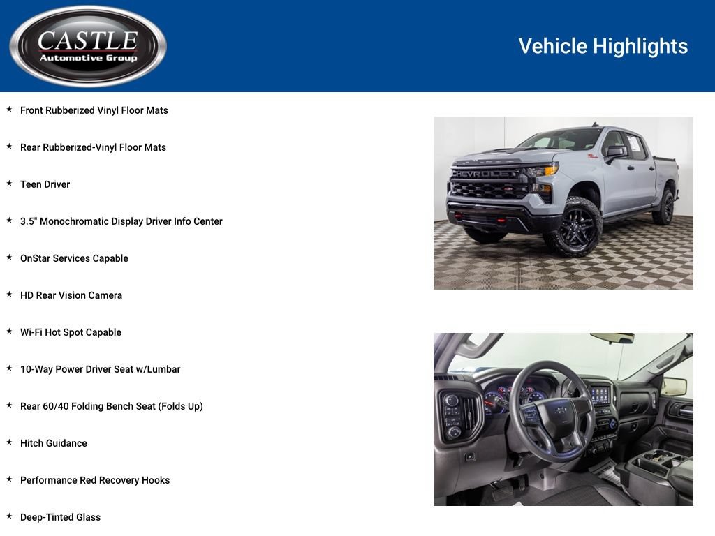 Used 2025 Chevrolet Silverado 1500 Custom Trail Boss AWD/4WD image 16