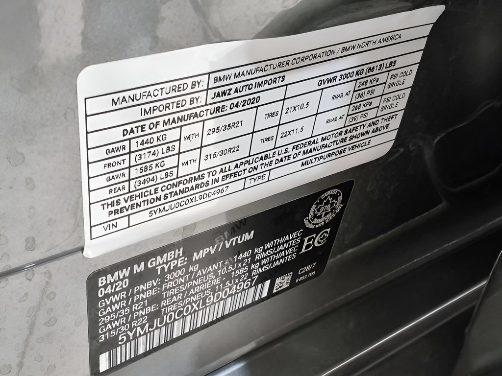 Used 2020 BMW X5 M AWD/4WD image 12