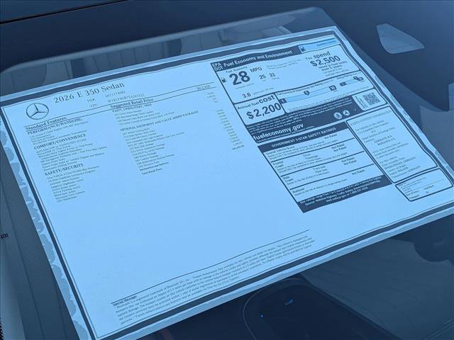 New 2026 Mercedes-Benz E 350 Sedan image 18