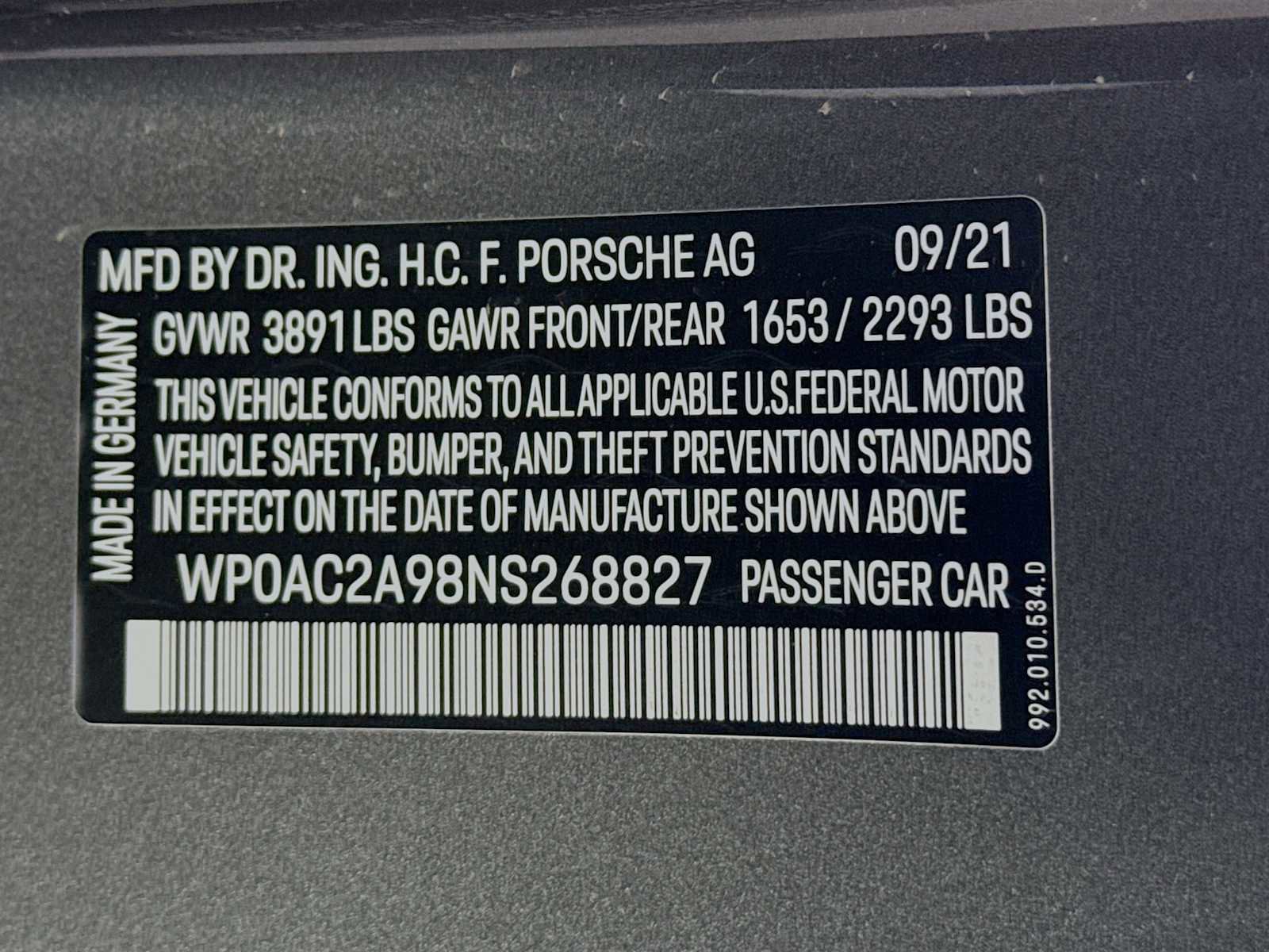 Used 2022 Porsche 911 GT3 image 29