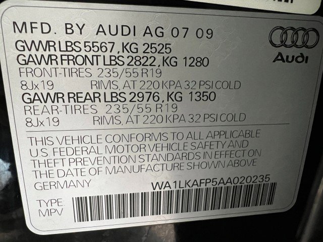 Used 2010 Audi Q5 3.2 Premium Plus image 37