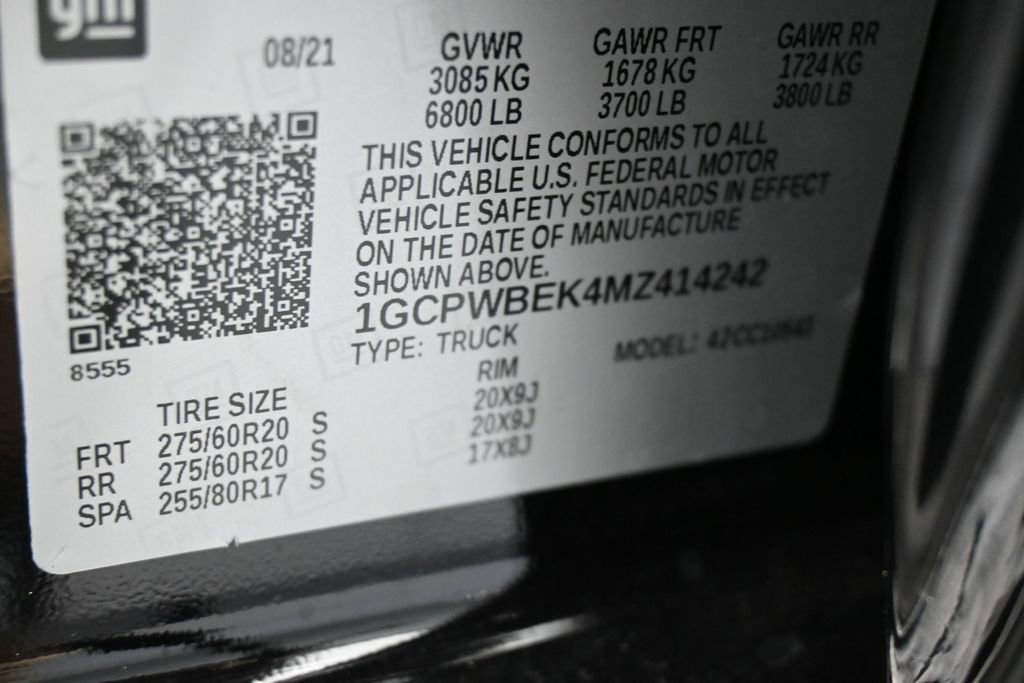 Used 2021 Chevrolet Silverado 1500 Custom RWD image 12
