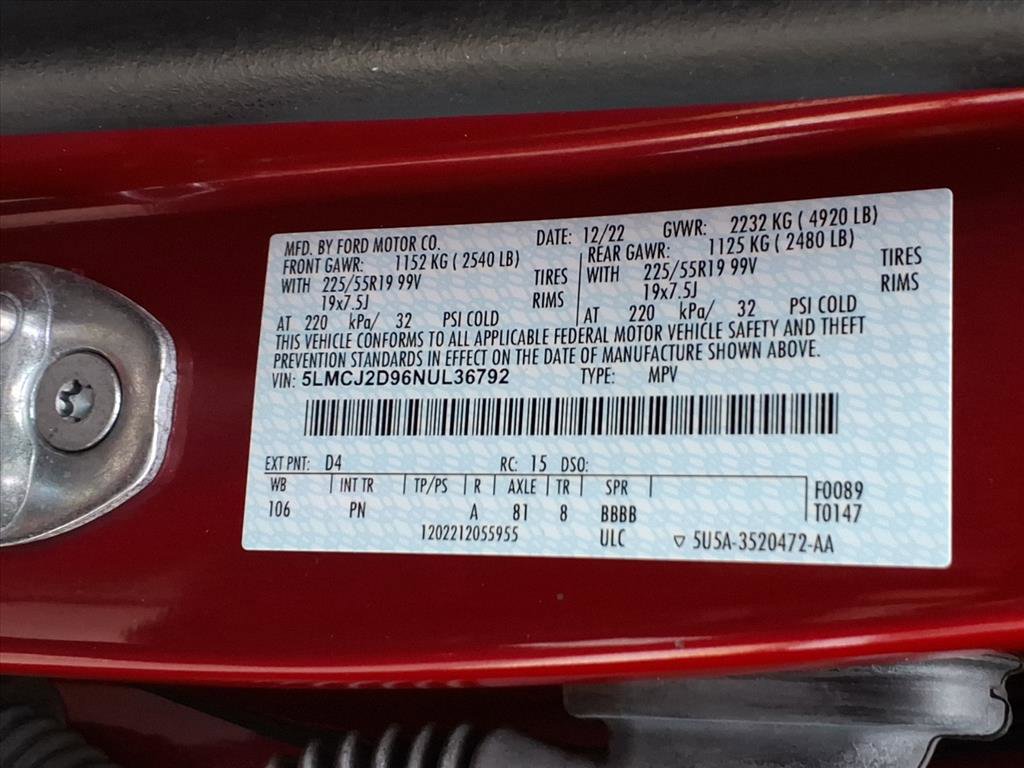 Certified 2022 Lincoln Corsair Reserve w/ Equipment Group 201A image 28