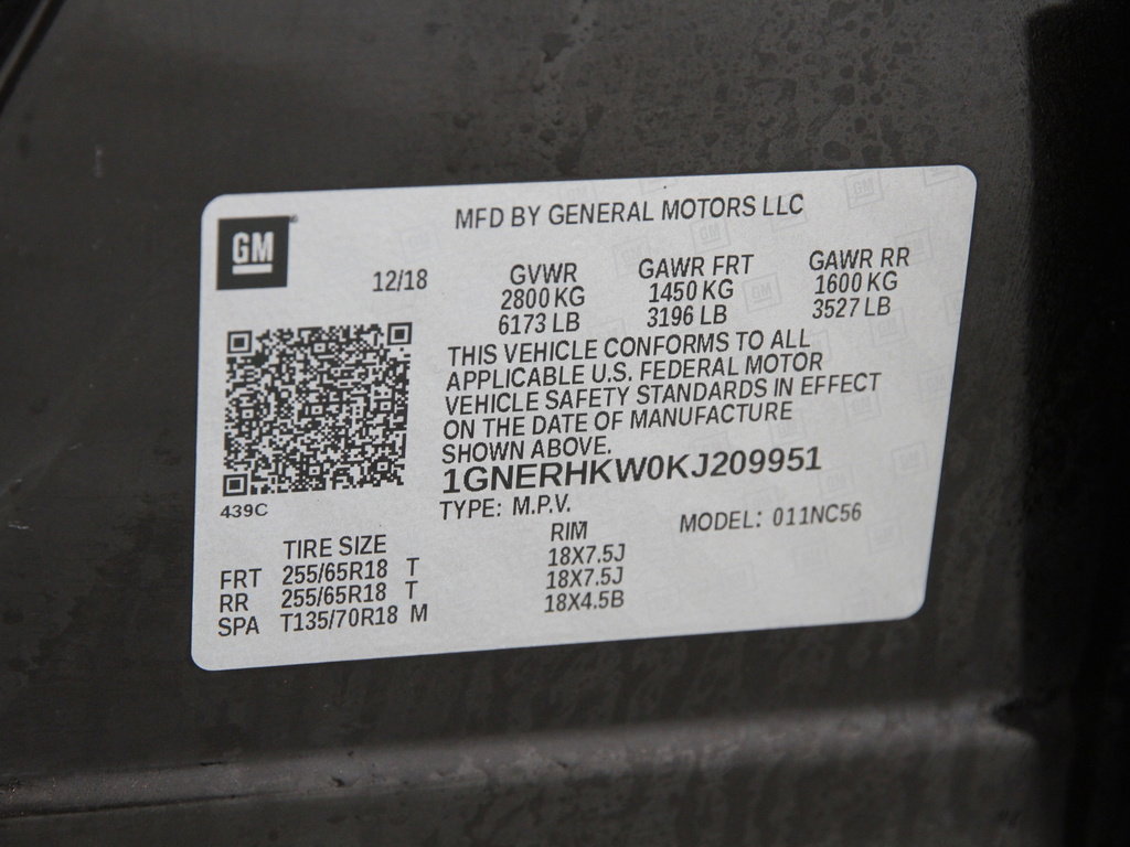 Used 2019 Chevrolet Traverse LT w/ LPO, Floor Liner Package image 23