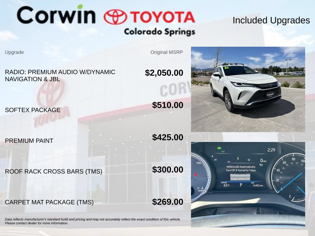 Used 2021 Toyota Venza XLE w/ Softex Package AWD/4WD image 4