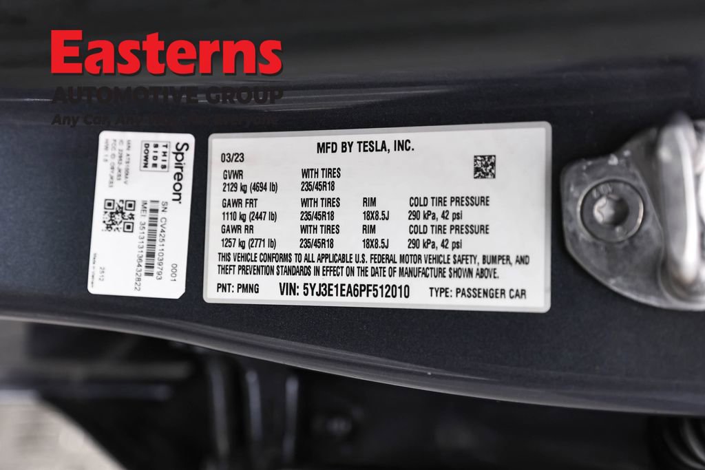 Used 2023 Tesla Model 3 Standard Range RWD image 30