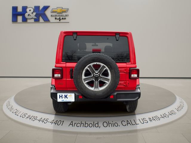 Used 2021 Jeep Wrangler Unlimited Sahara w/ Uconnect 4C Nav & Sound Group image 8