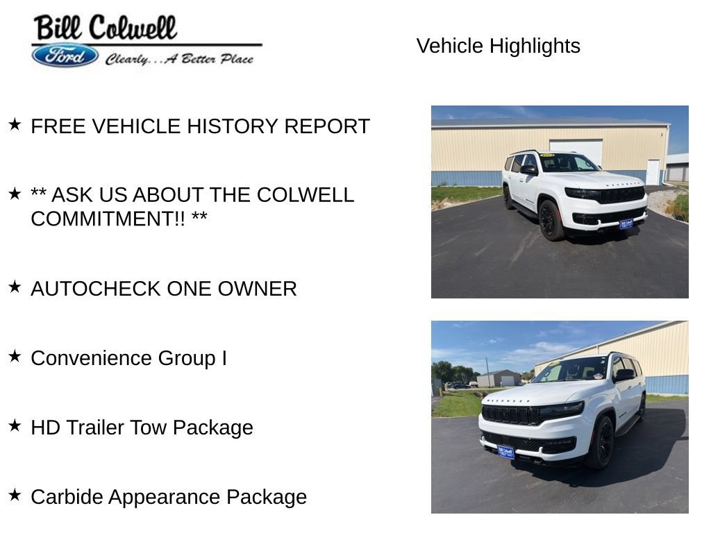Used 2024 Jeep Wagoneer Series II w/ Convenience Group I AWD/4WD image 11
