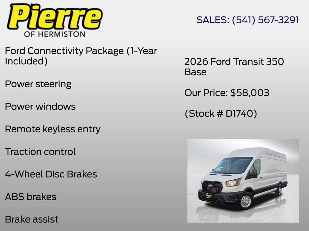 New 2026 Ford Transit 350 148 High Roof Extended AWD image 5