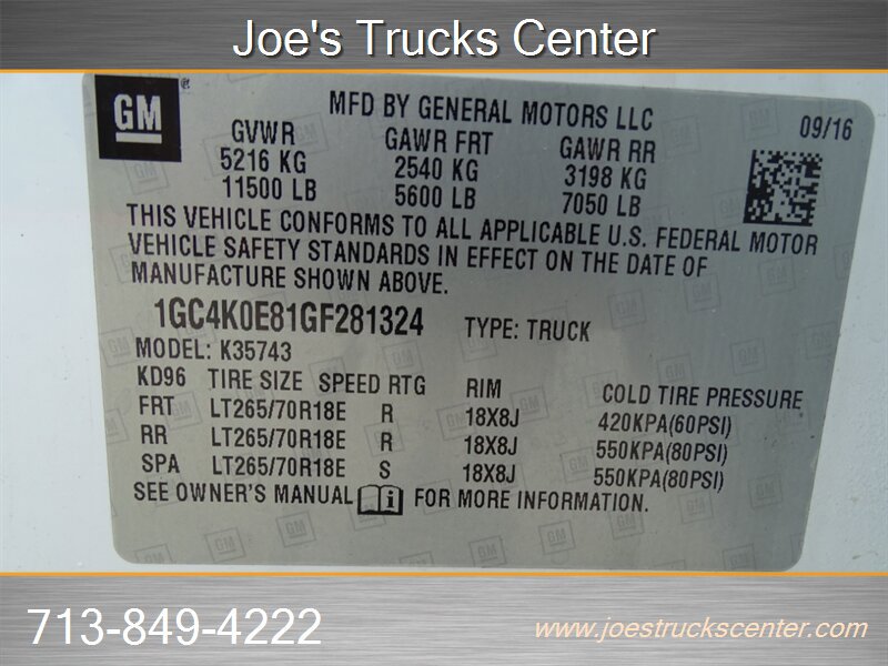 Used 2016 Chevrolet Silverado 3500 LTZ w/ Duramax Plus Package AWD/4WD image 62
