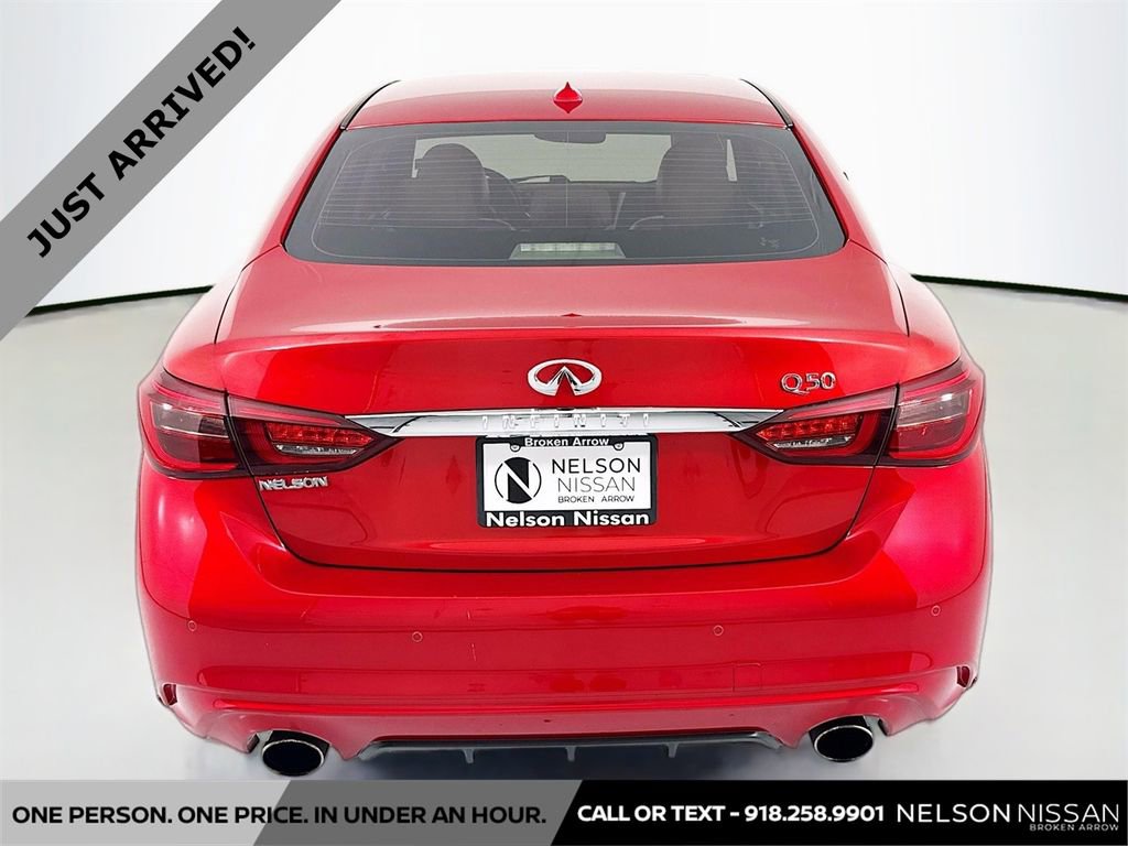 Used 2022 INFINITI Q50 Luxe w/ Cargo Package RWD image 6