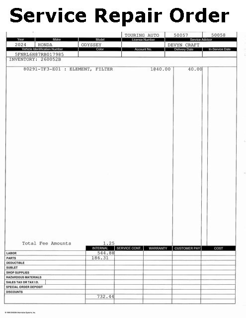 Used 2024 Honda Odyssey Touring image 16