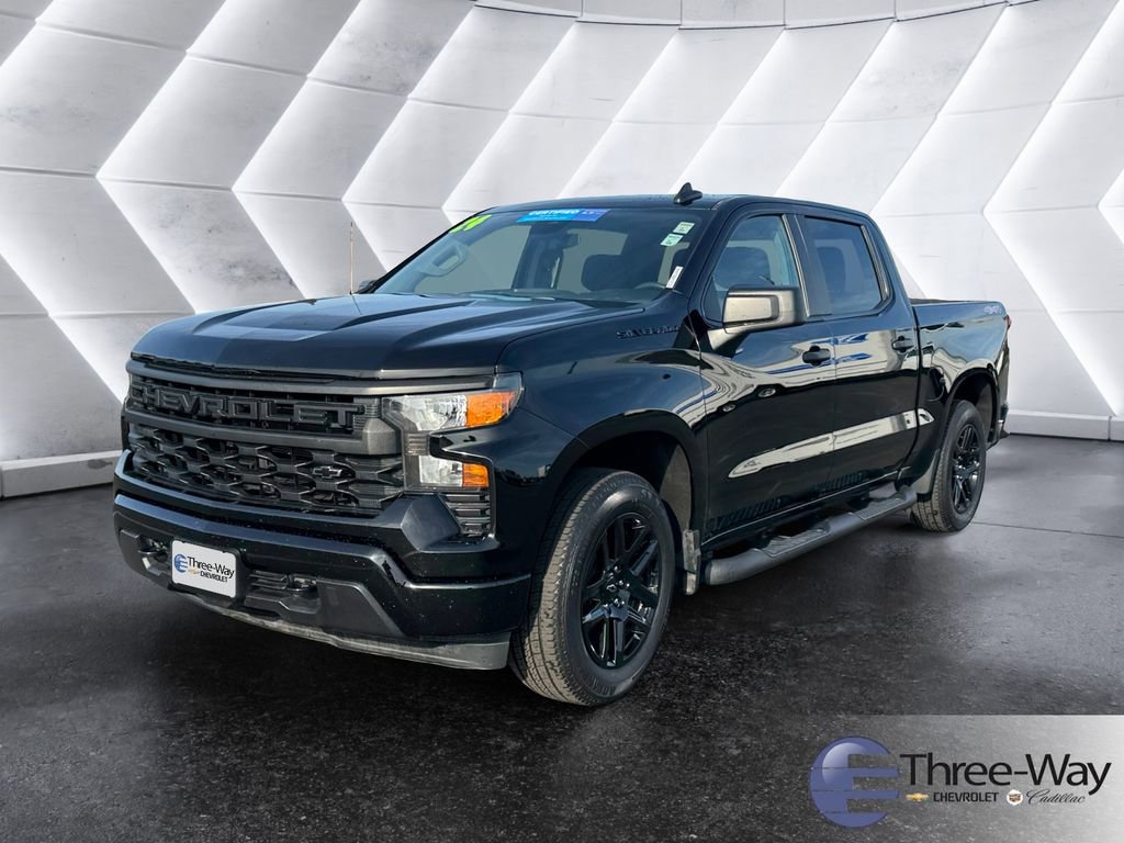 Certified 2024 Chevrolet Silverado 1500 Custom w/ Turbomax Blackout Package image 1