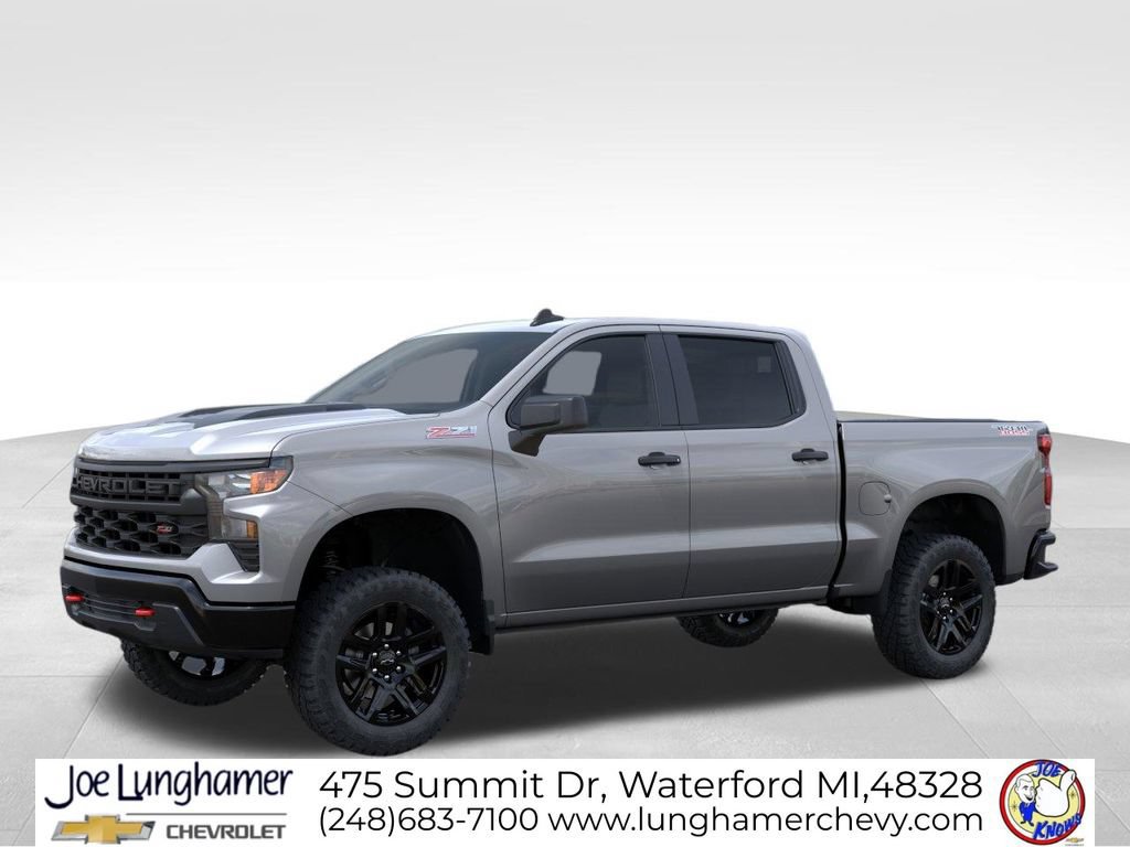 New 2026 Chevrolet Silverado 1500 Custom Trail Boss w/ LPO, Dark Essentials Package AWD/4WD image 2