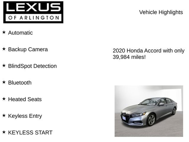 Used 2020 Honda Accord EX-L image 7