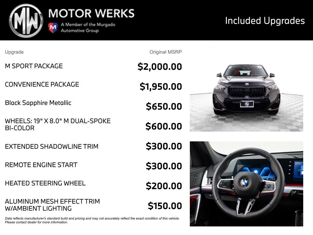 Certified 2025 BMW X1 xDrive28i w/ M Sport Package AWD/4WD image 4