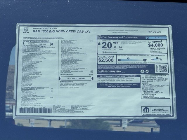 New 2026 RAM 1500 Big Horn image 32