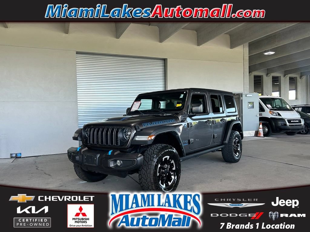 Used 2024 Jeep Wrangler Unlimited Rubicon 4xe AWD/4WD image 1