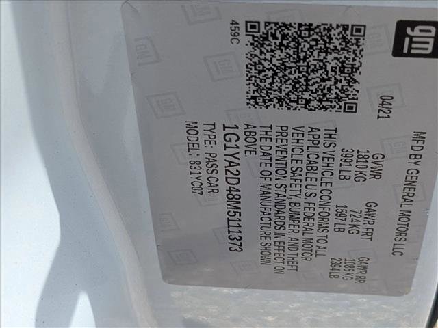 Used 2021 Chevrolet Corvette Stingray Coupe w/ 1LT image 15