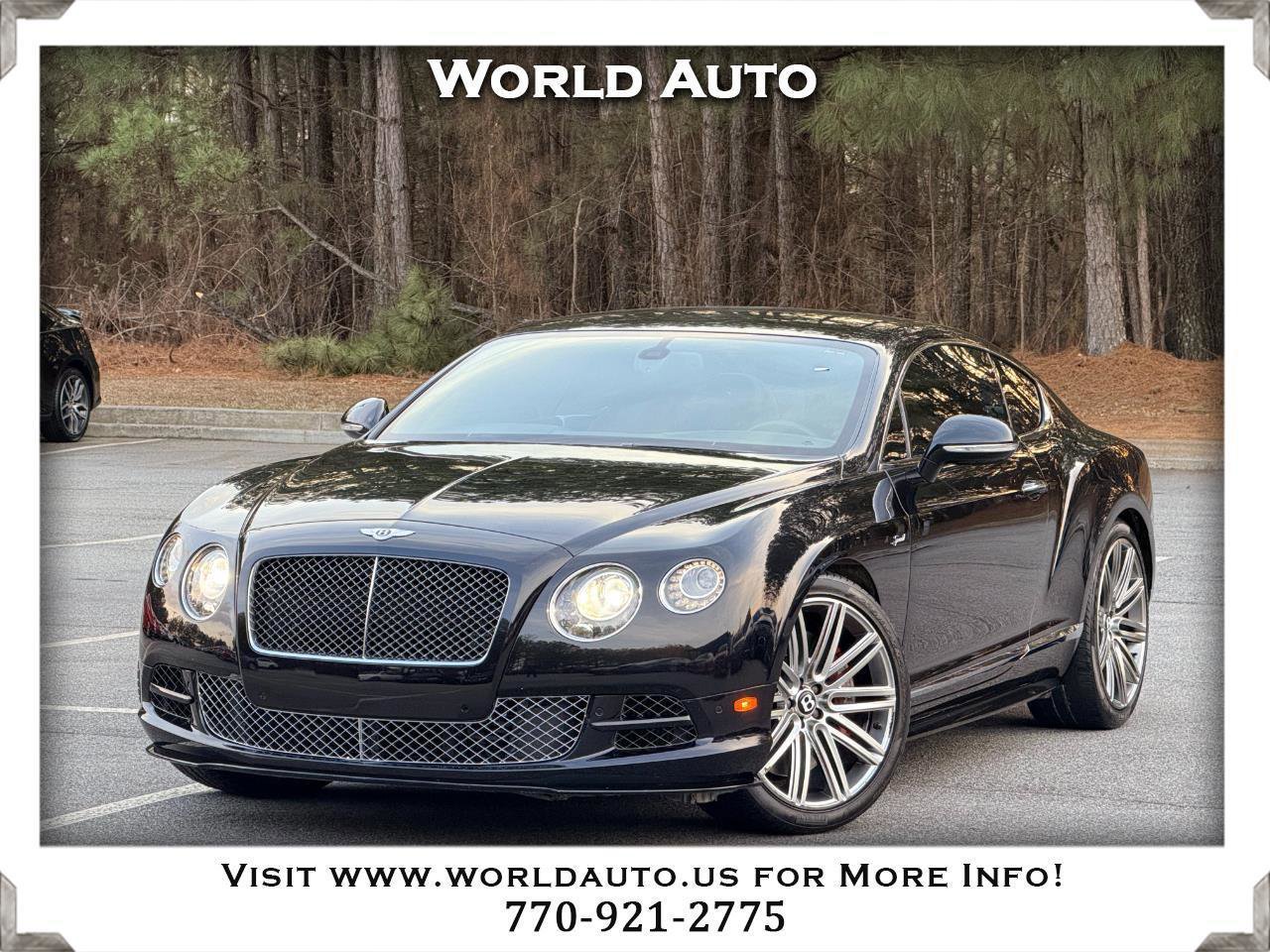 Used 2015 Bentley Continental GT Speed